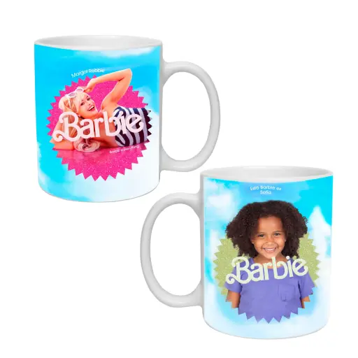 taza personalizada barbie 